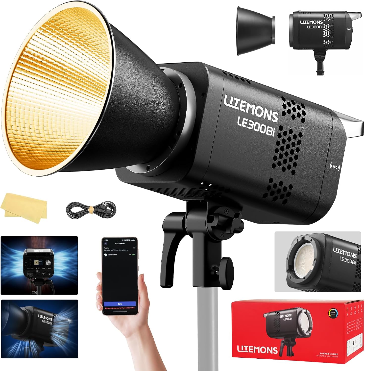 Video Led Light Panel - RGB LED Video Lighting Kit, 3-Pack