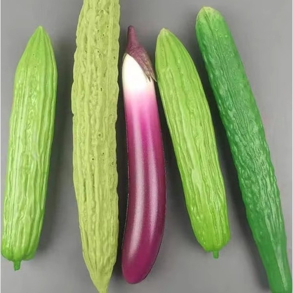 Photography Still Life - PU Artificial Vegetables Cucumber Banana Simulation