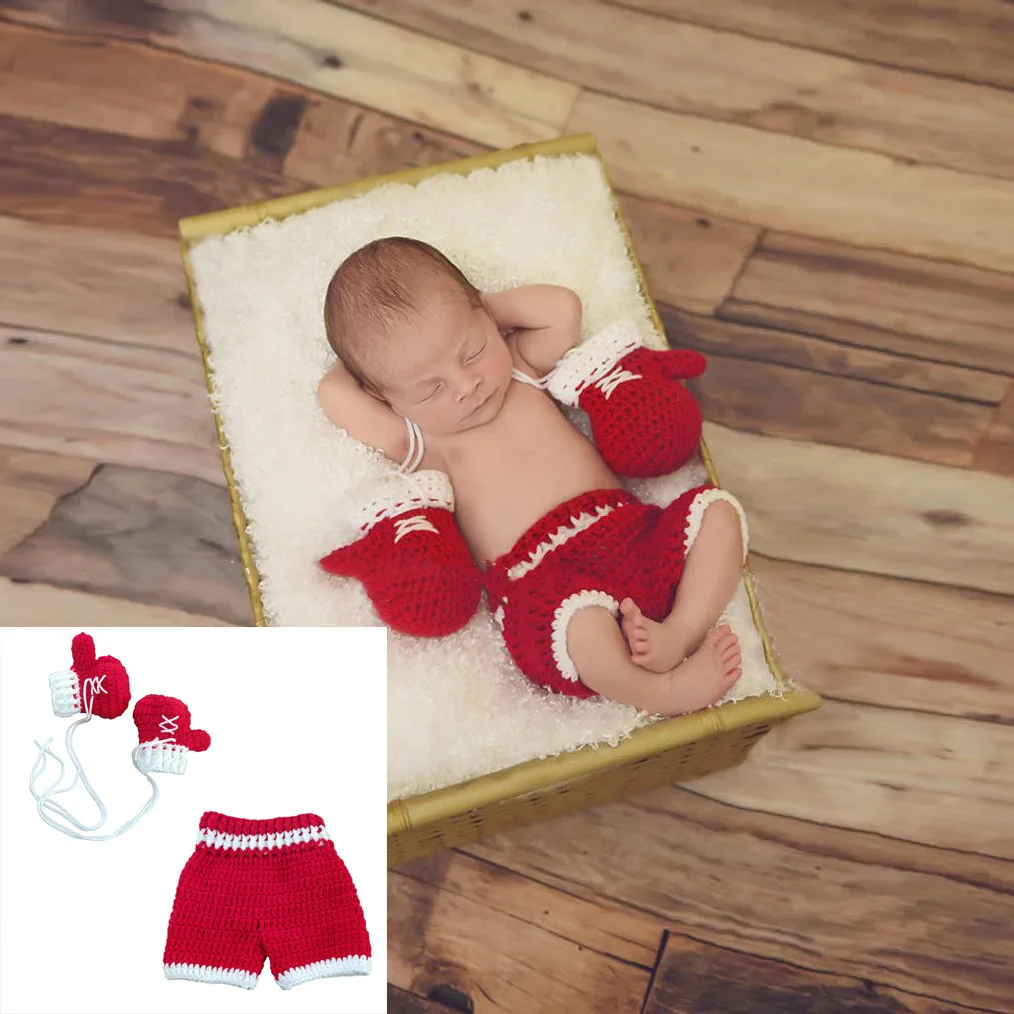 Photography Still Life - Newborn Photography Outfit Baby Boxing Dress