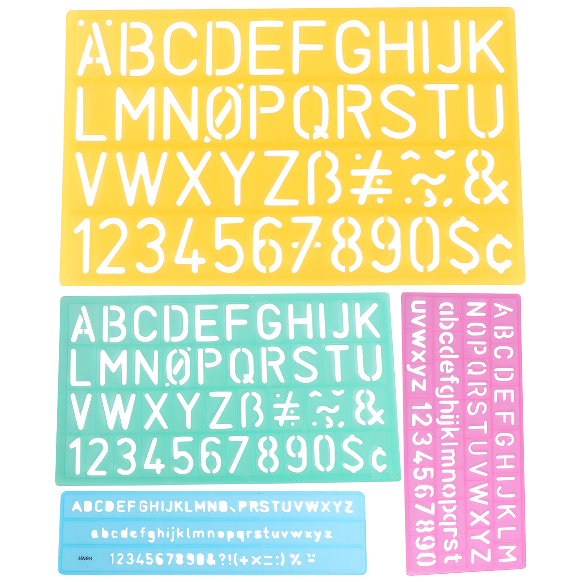 4PCS Alphabet Stencils Set Let - Photography Font review and price