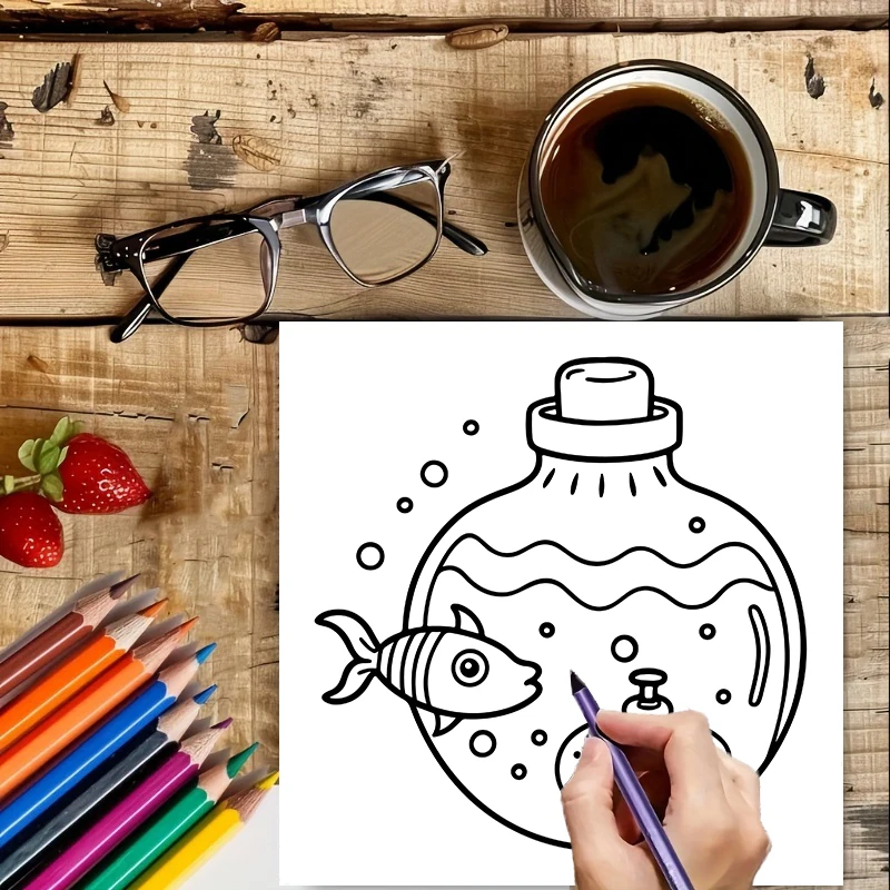 Coloring Book Magic Jar for Ad - Photography Of Book review and price
