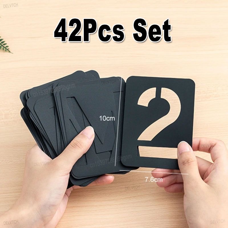 42Pcs Set Reusable Plastic Hol - Photography Font review and price