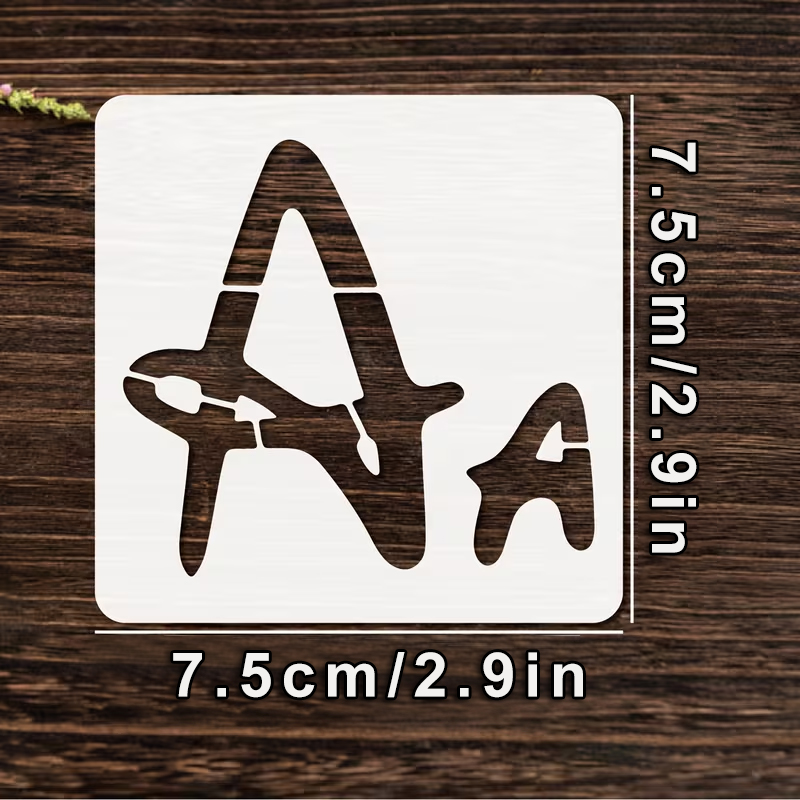 26PCS 2.95x2.95 inch Alphabet  - Photography Font review and price