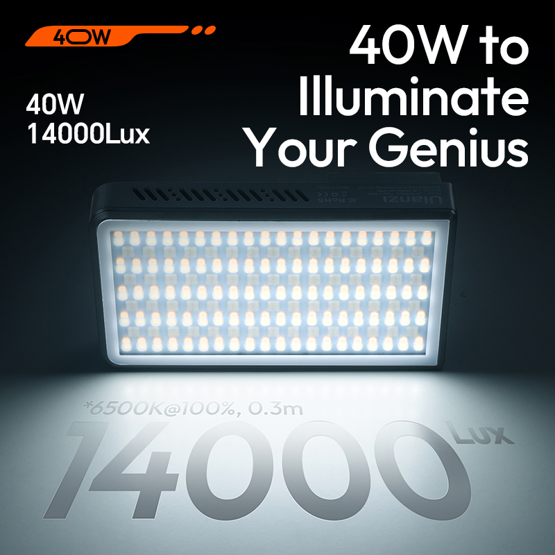 Ulanzi P40 Bi | P40 RGB 40W LE - Video Led Light Panel review and price