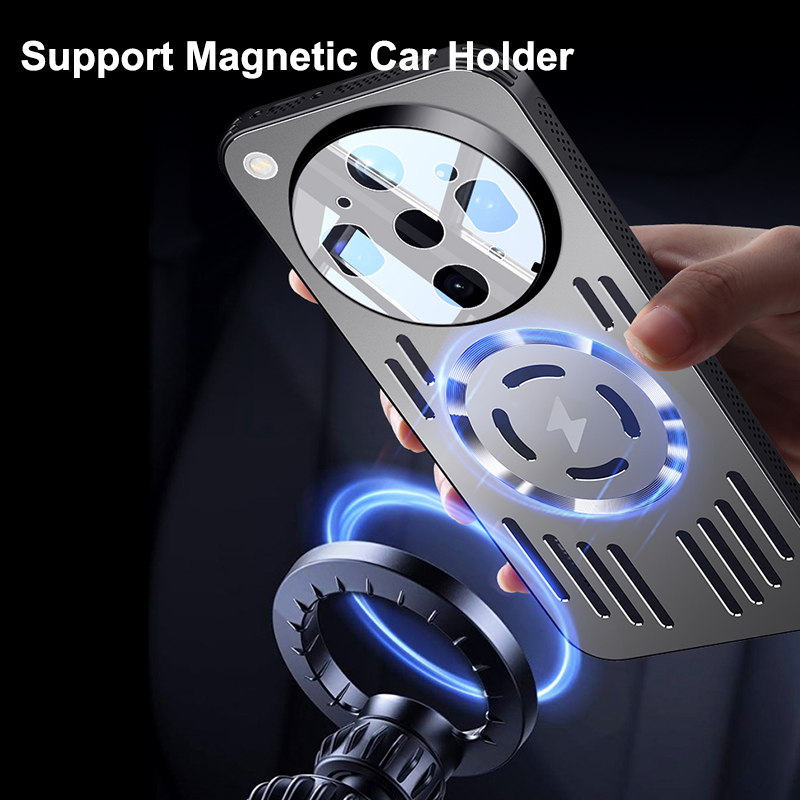 Hollow Metal Back Magnetic Cas - Photography Kit Oppo Find X9 Pro review and price
