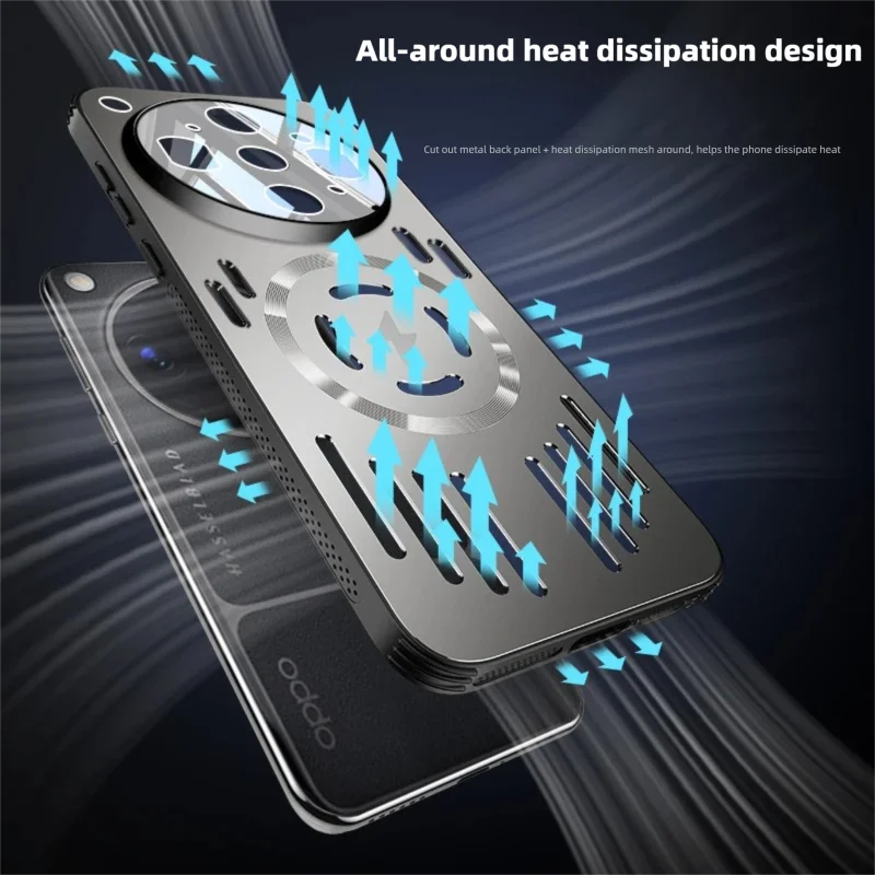 Hollow Metal Back Magnetic Cas - Photography Kit Oppo Find X9 Pro review and price