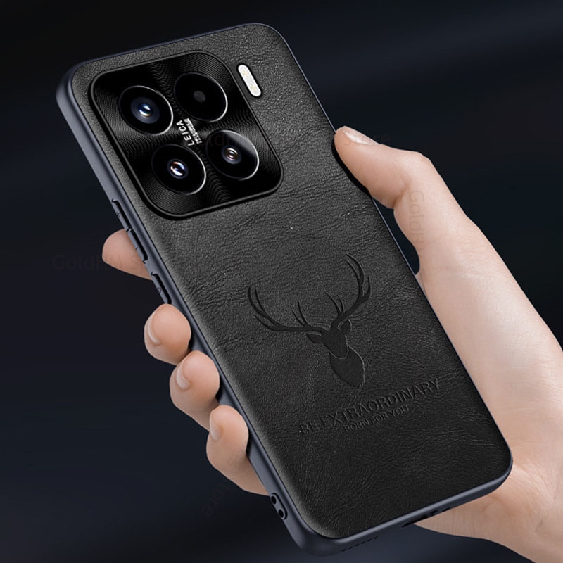 3D Cartoon Elk Deer Head Leath - Photography Xiaomi 15 review and price