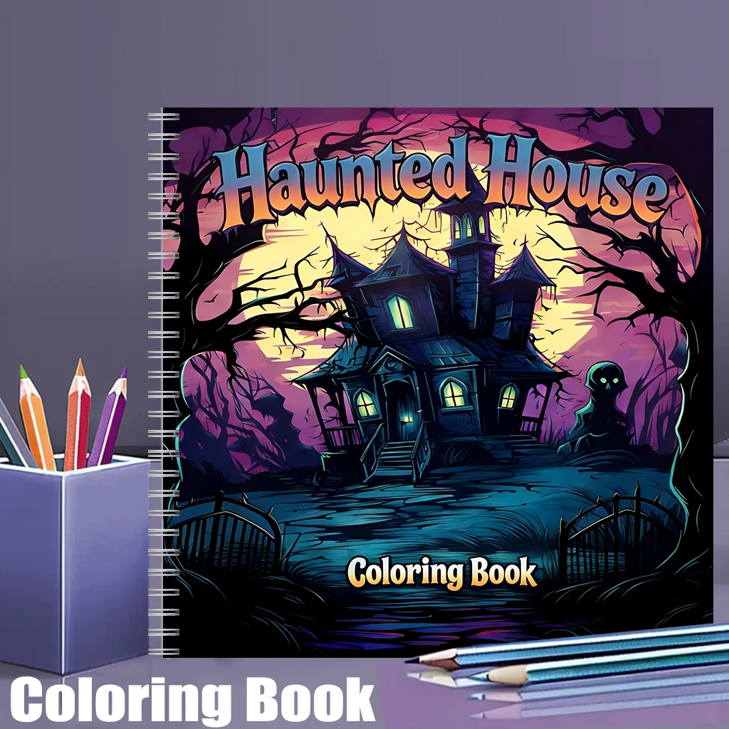 Haunted House Coloring Book fo - Photography Of Book review and price