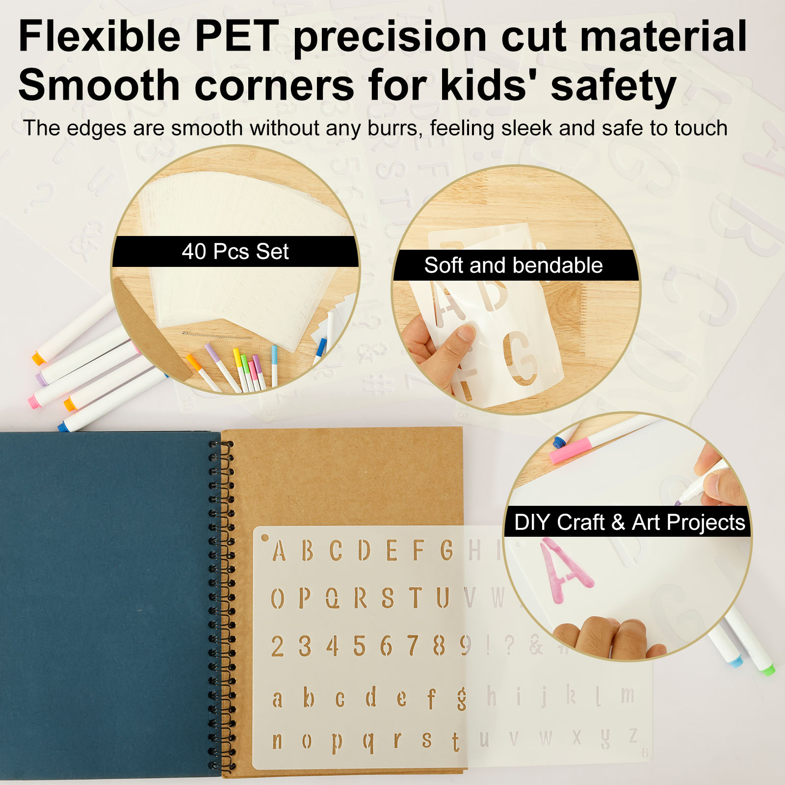 40Pcs Letter Stencil Set for P - Photography Font review and price