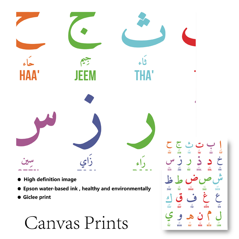 Arabic Islamic Wall Art Canvas - Photography Font review and price